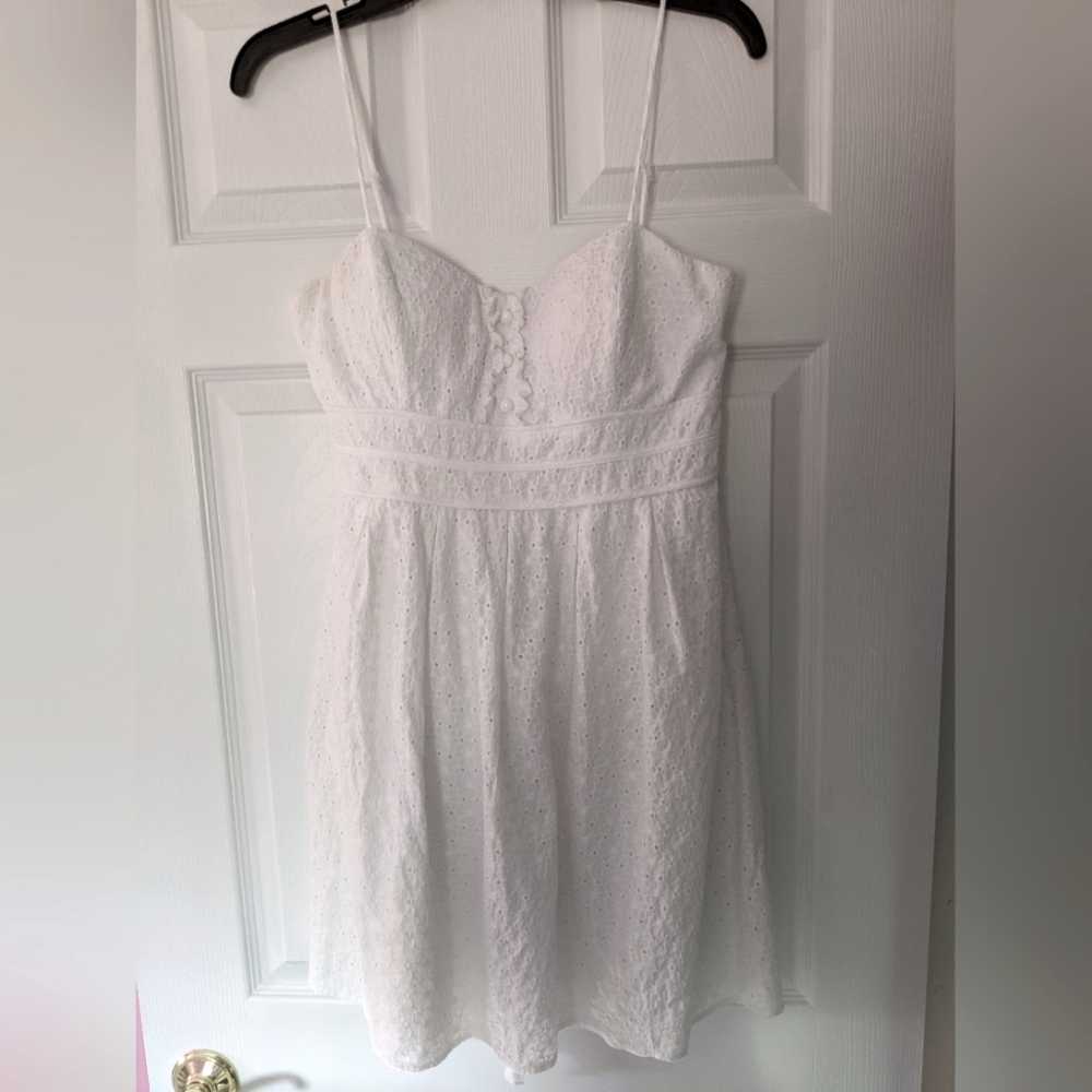 White eyelet dress, juniors size 11